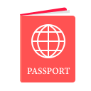 external international-passport-travel-and-holiday-flat-land-kalash icon