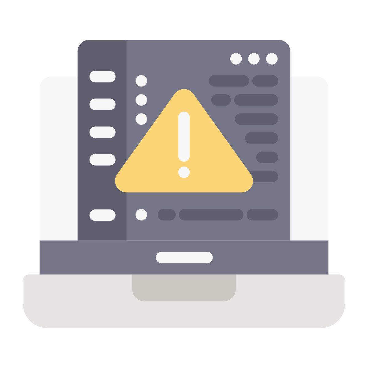 warning page icon