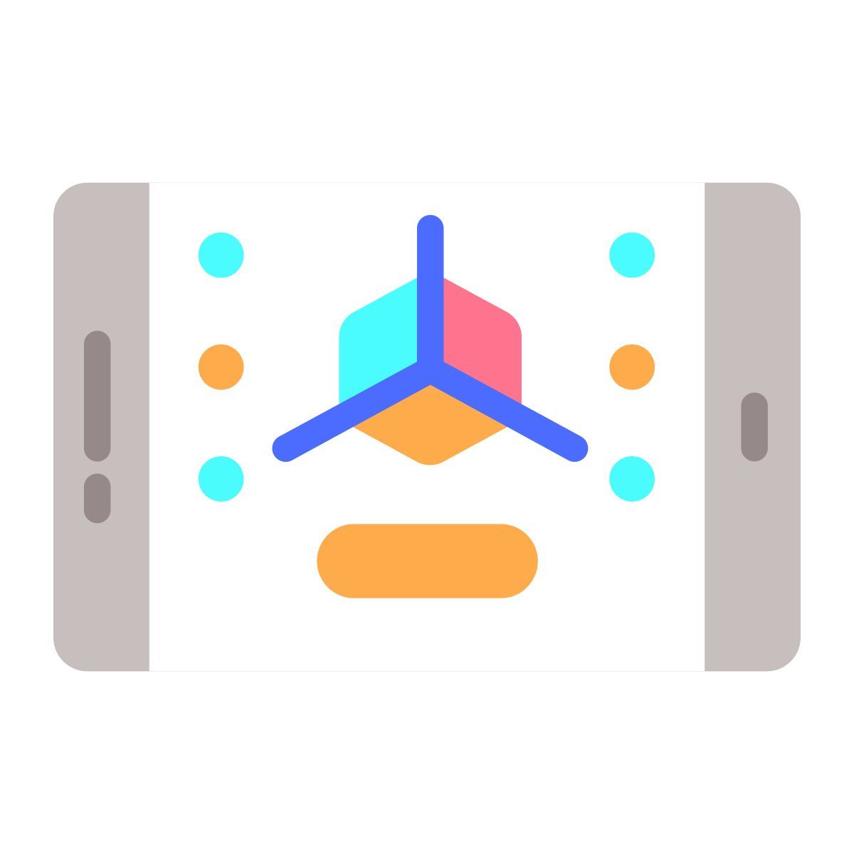 smartphone artificial intelligence icon