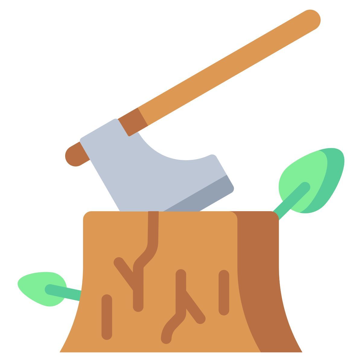 cut wood icon