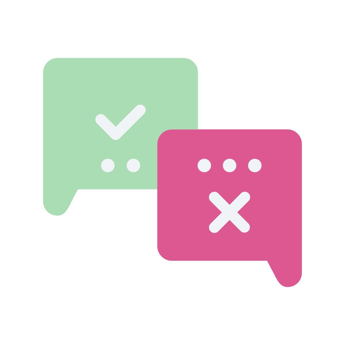 bad and good icon