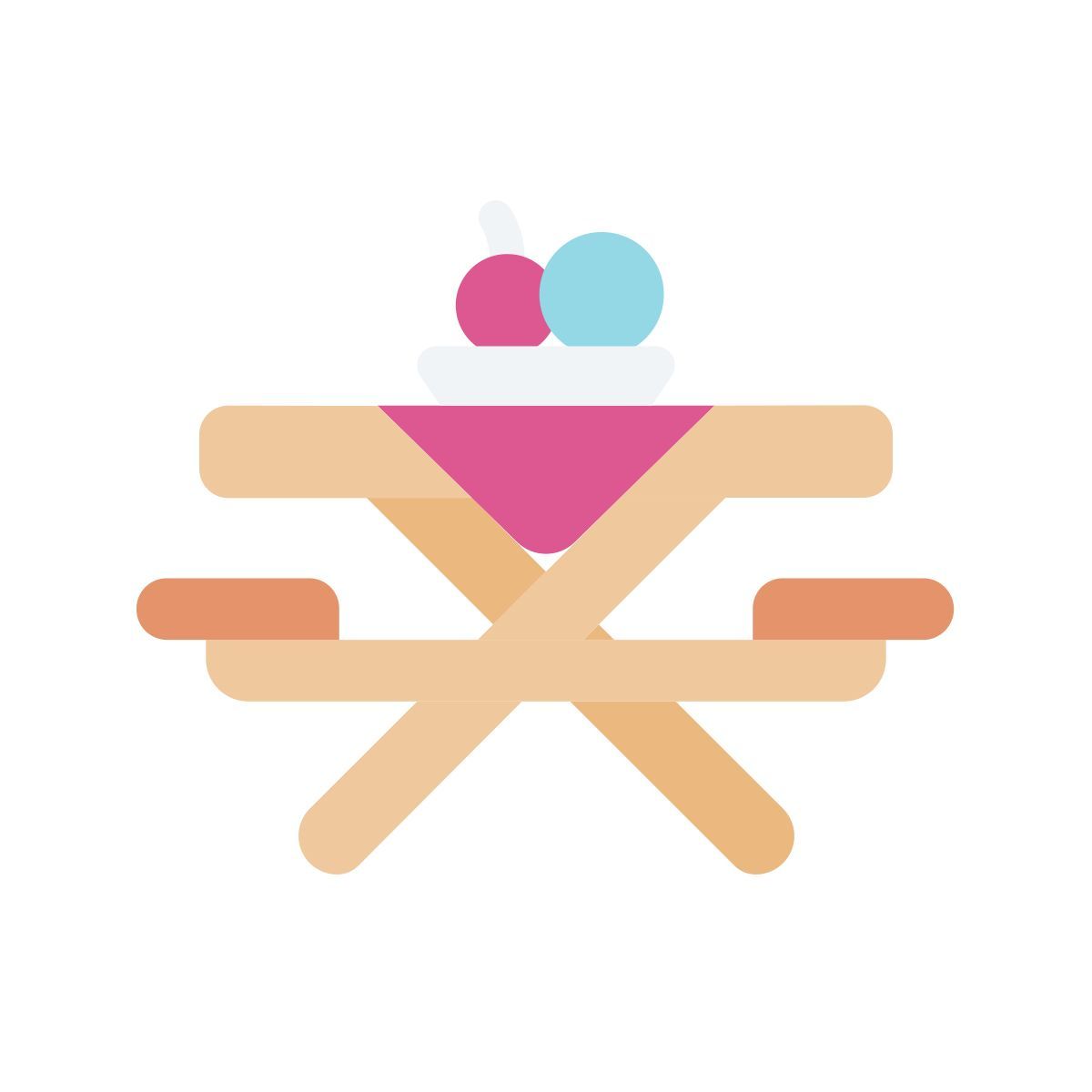 picnic table icon