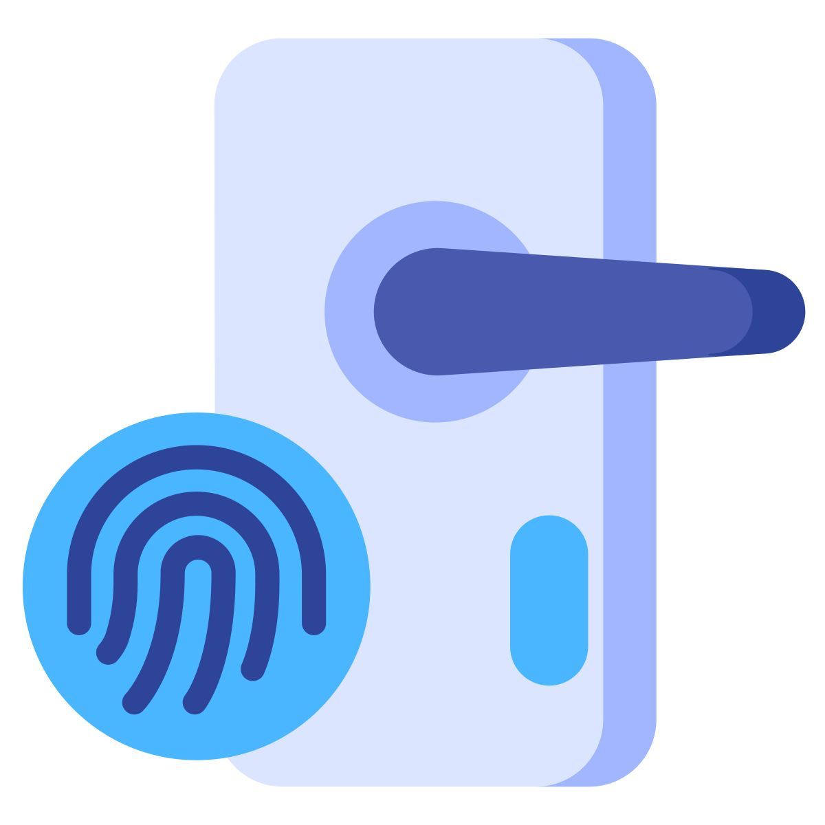 biometric lock icon