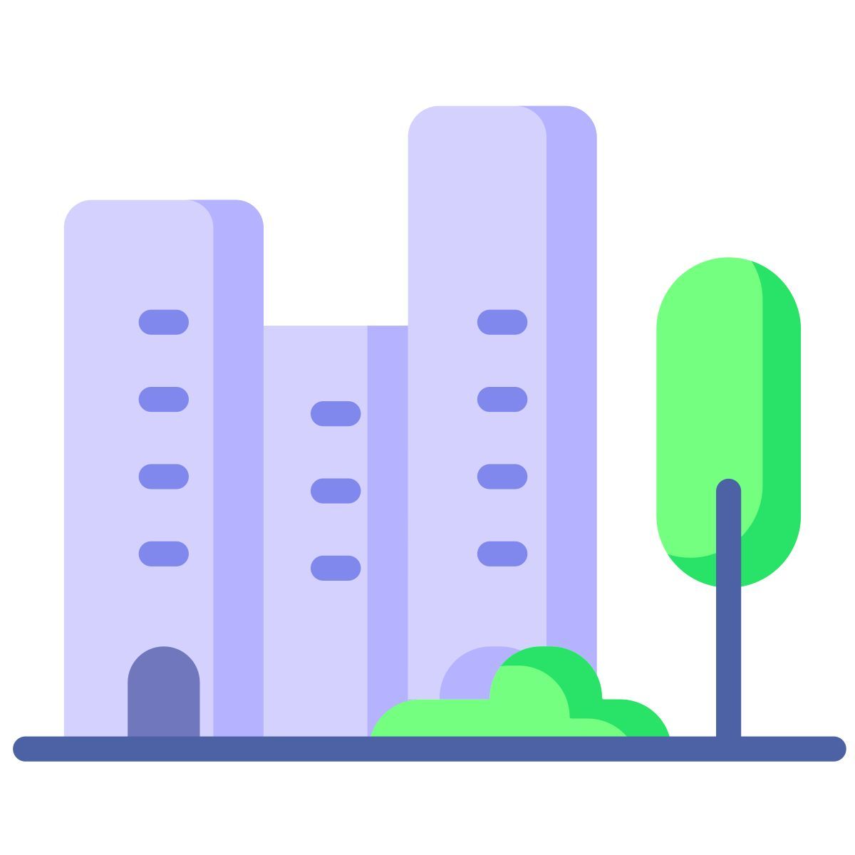 office buildings icon