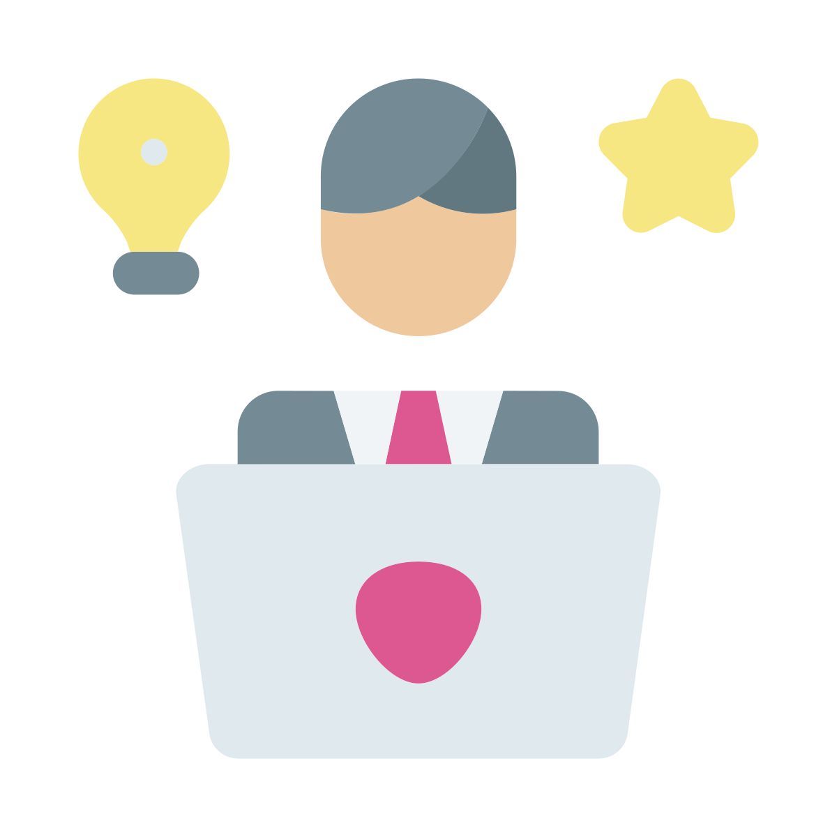motivated employee icon