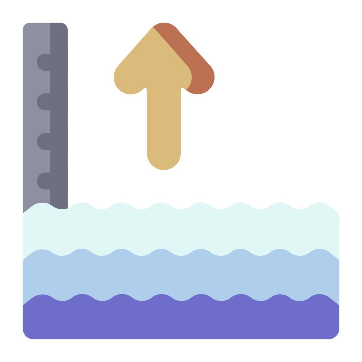 niveau d'eau élevé icon