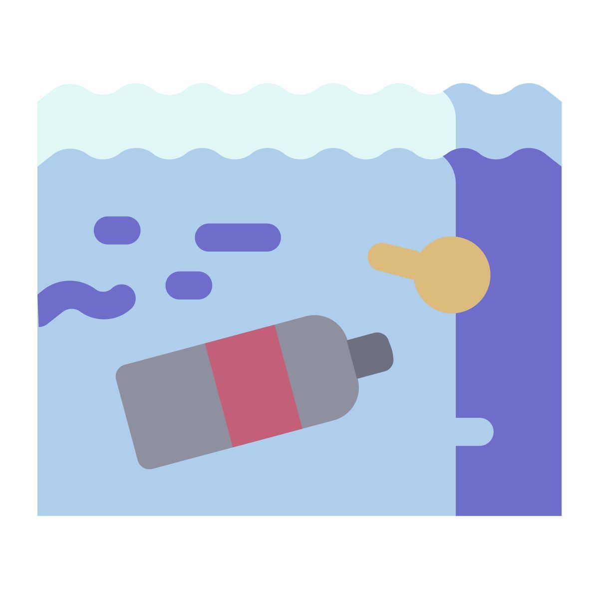 water pollution icon