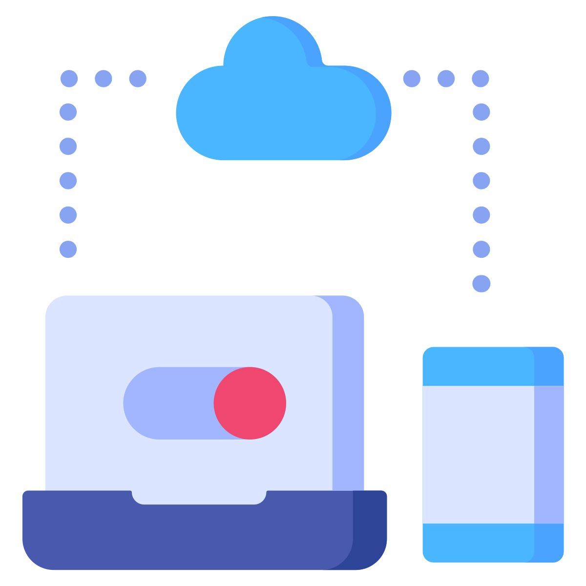 cloud data transfer icon