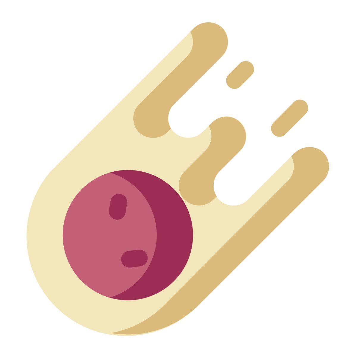 meteorito cayendo icon