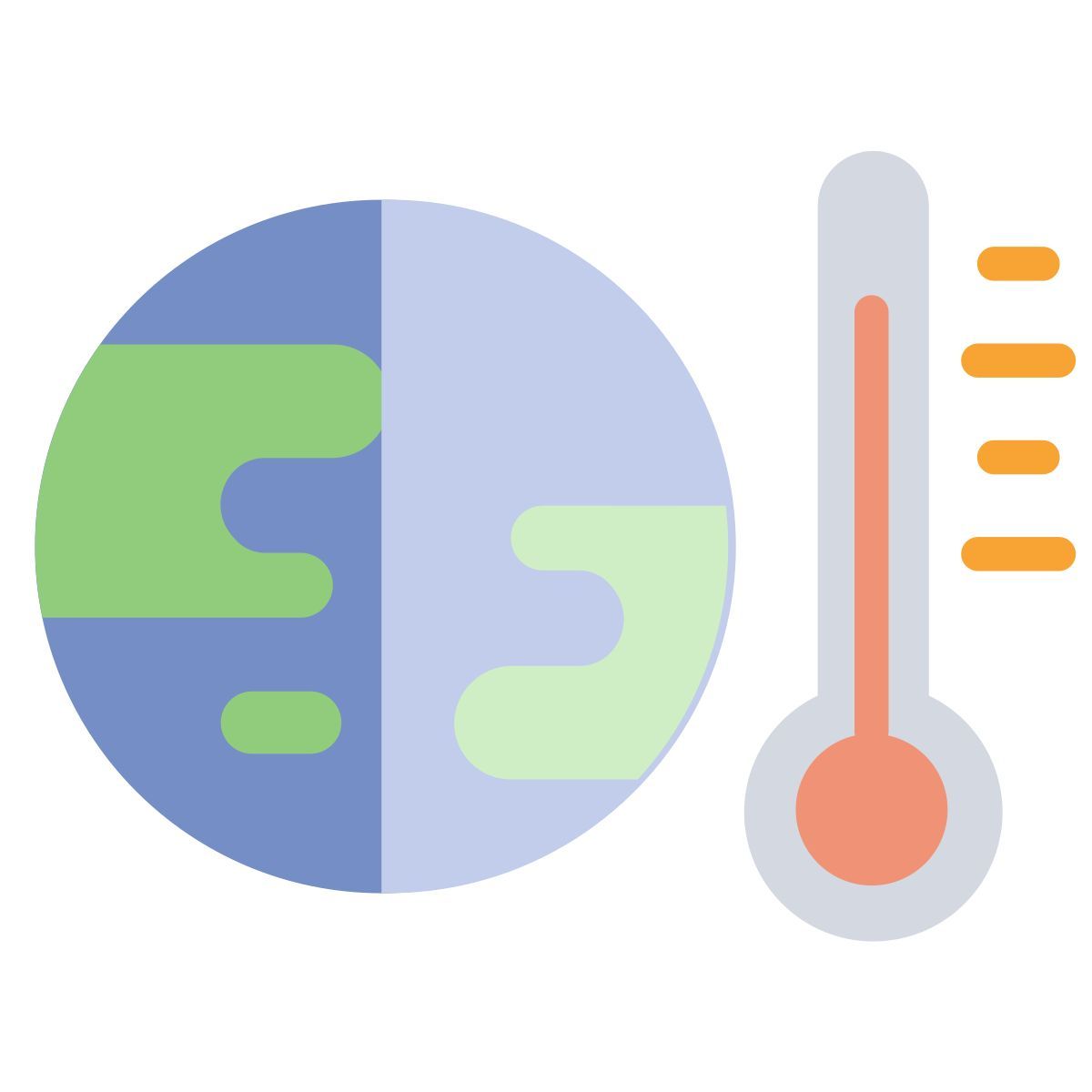 global warming icon