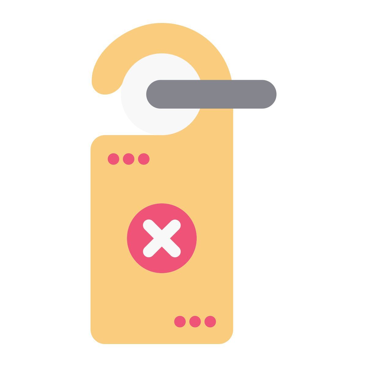 cartello "non disturbare" icon