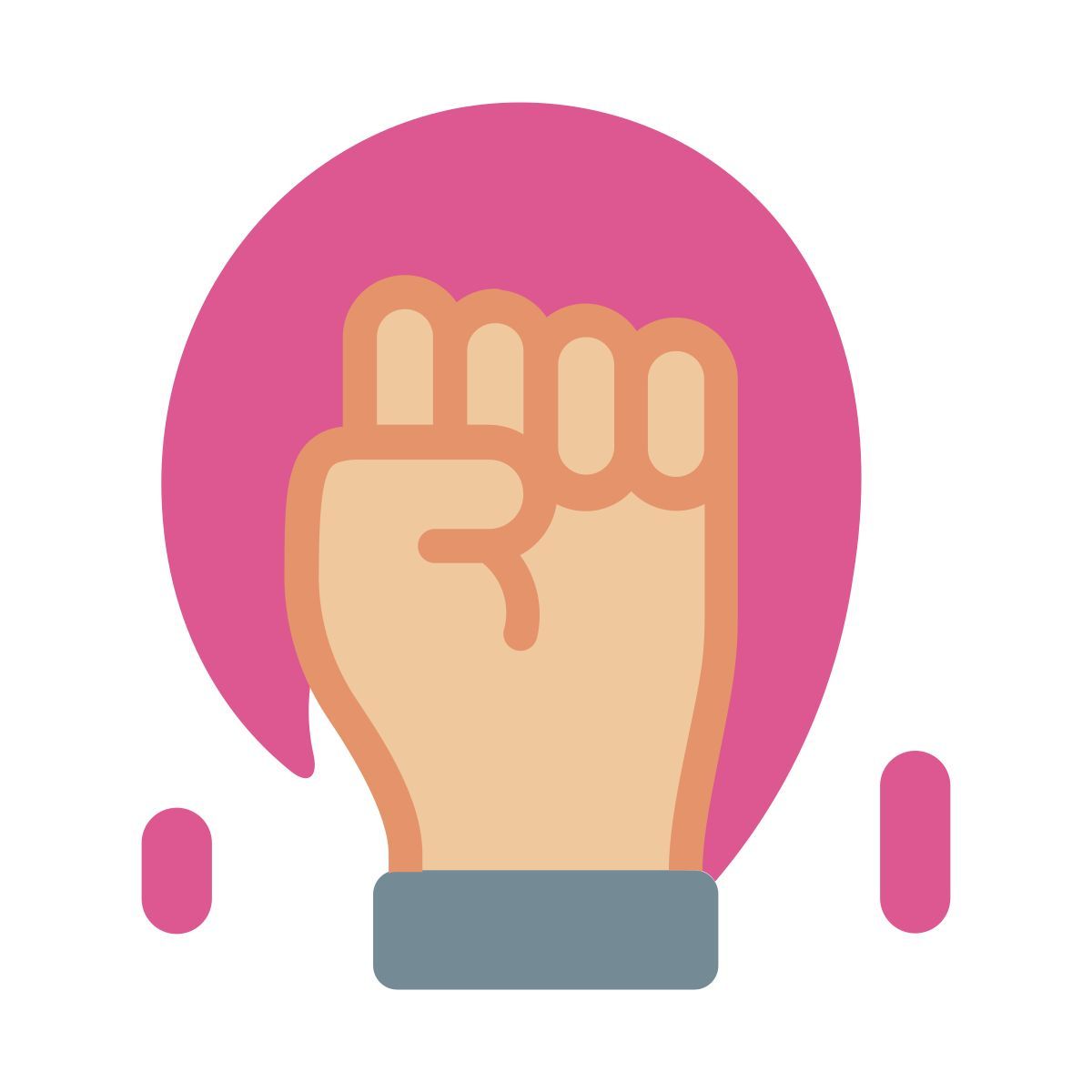 wütend faust icon