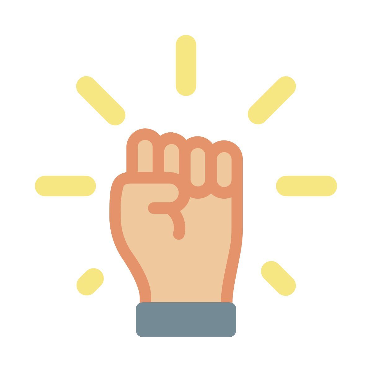 point en colère icon