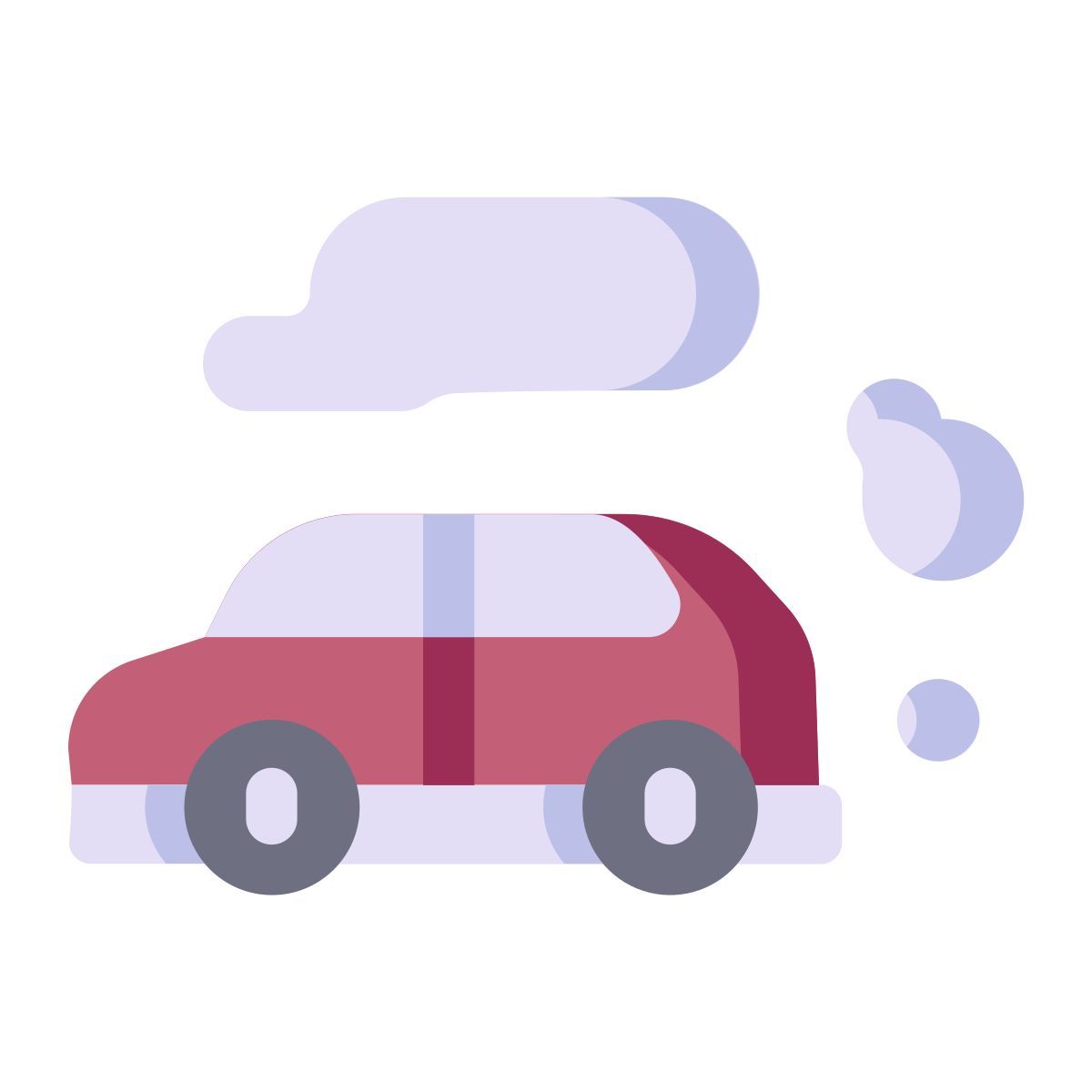 car fumes icon