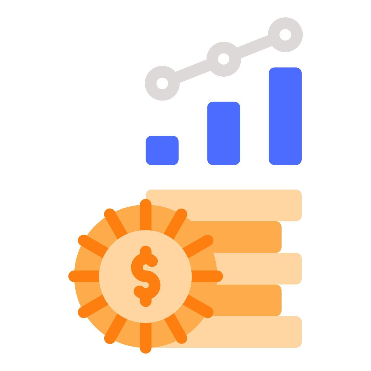 financial growth icon