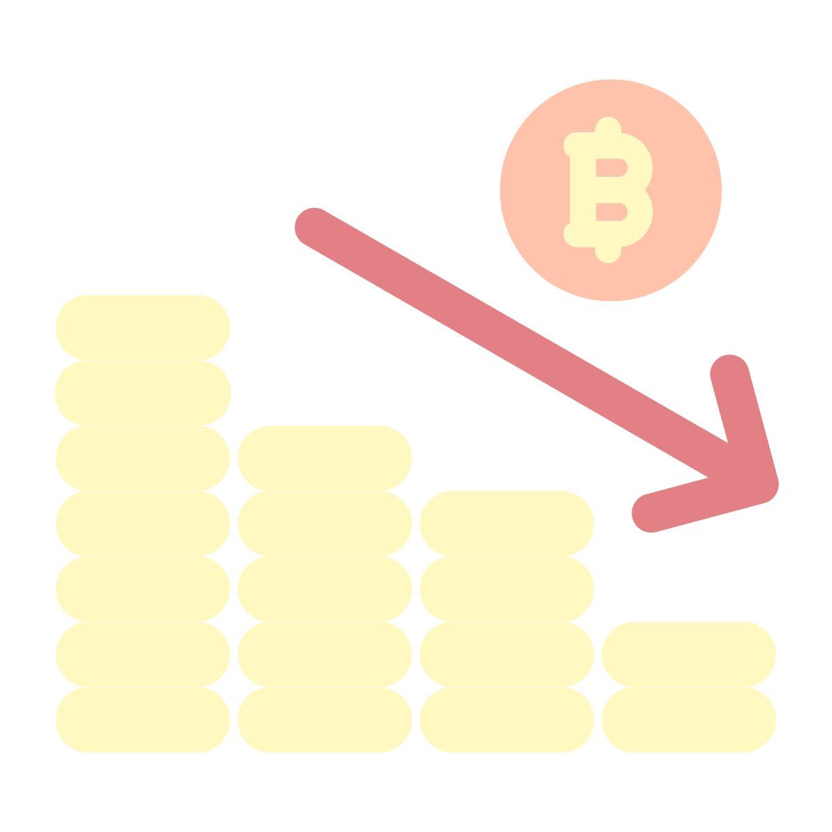 financial loss icon