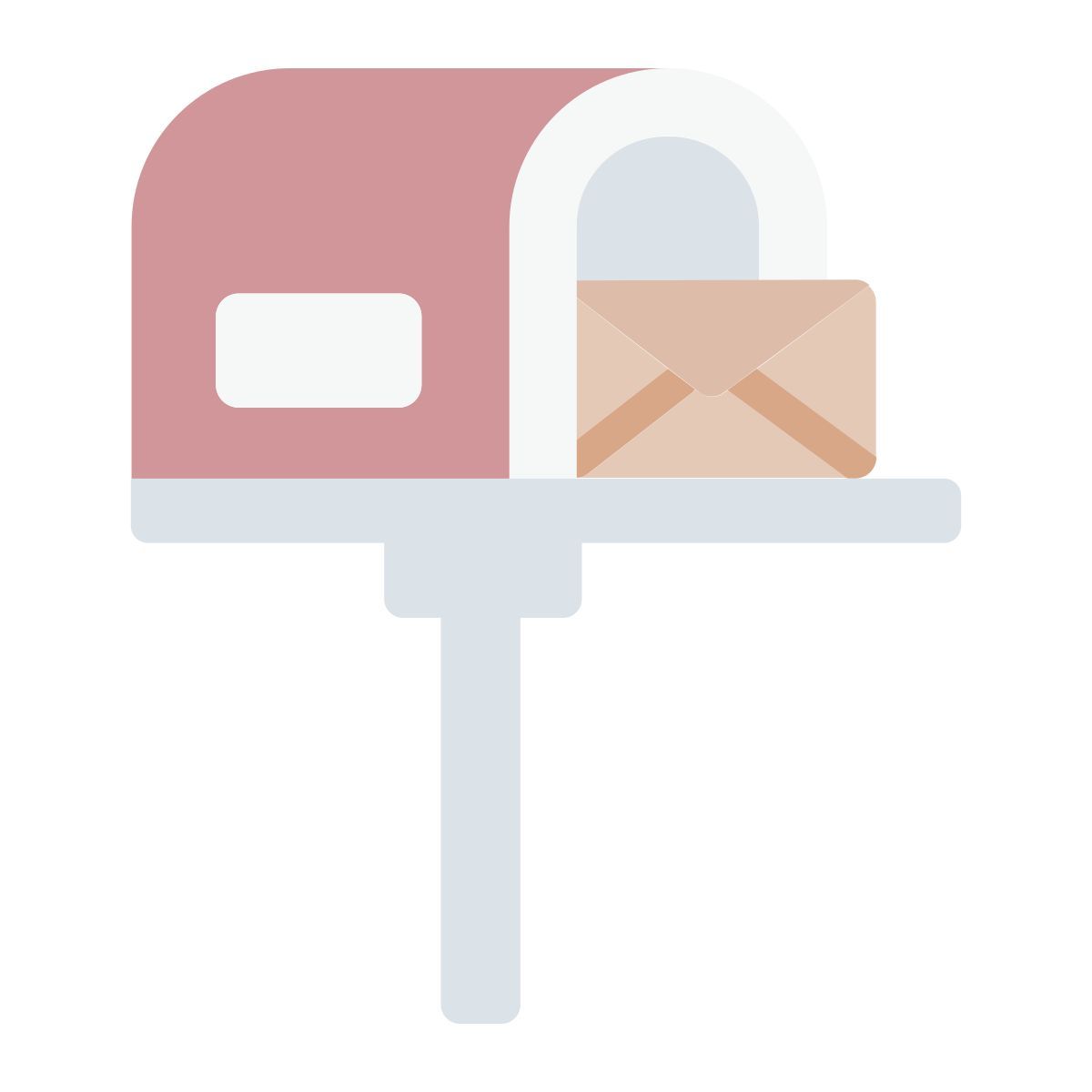 封闭式信箱国旗降 icon