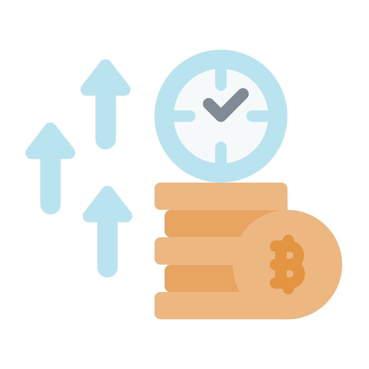 financial growth icon