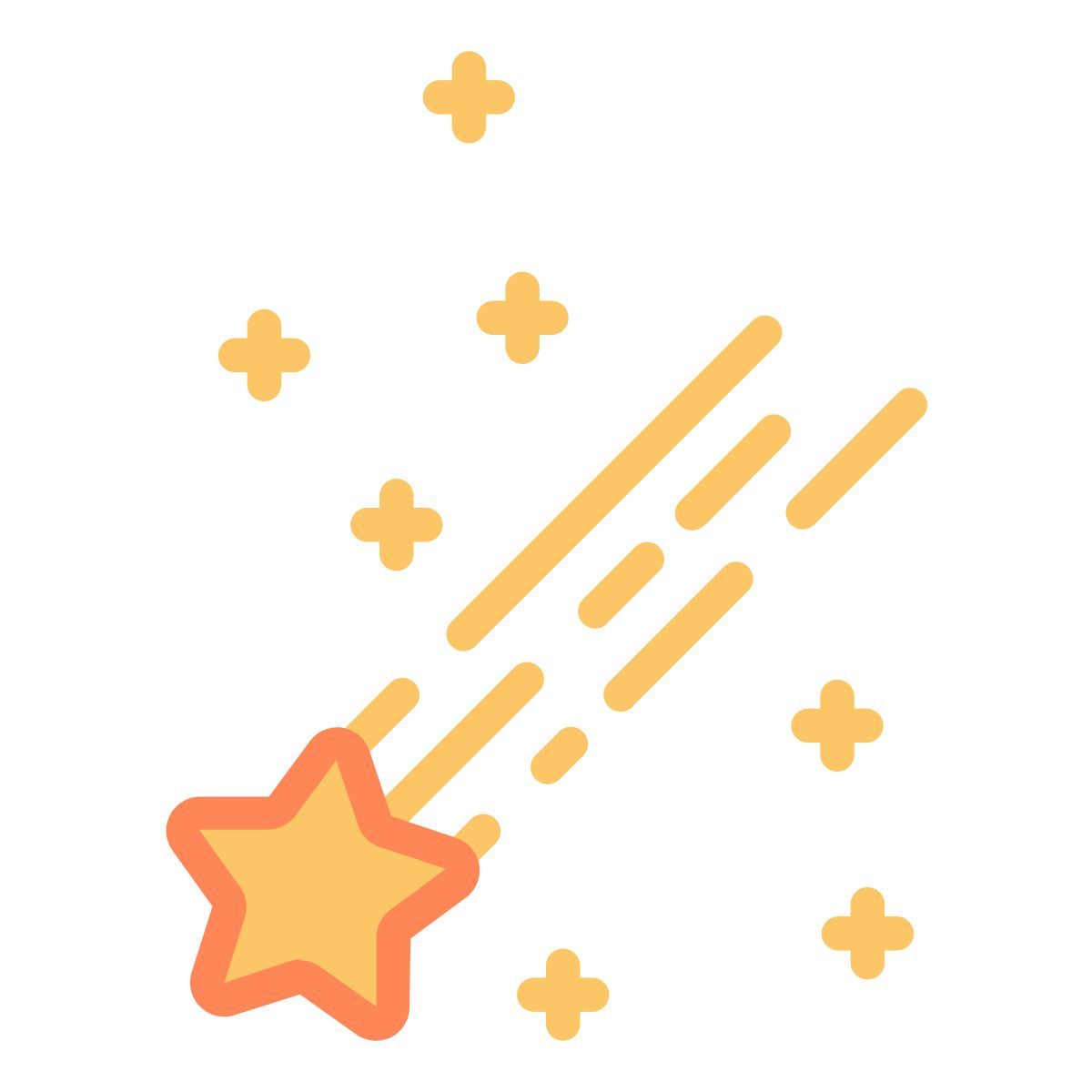 falling star icon