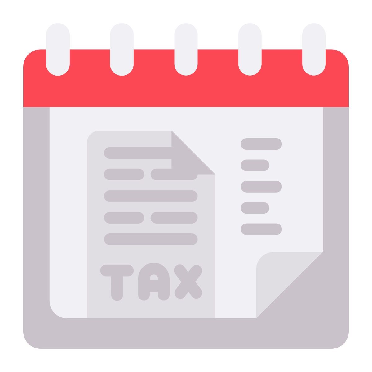 tax calendar icon