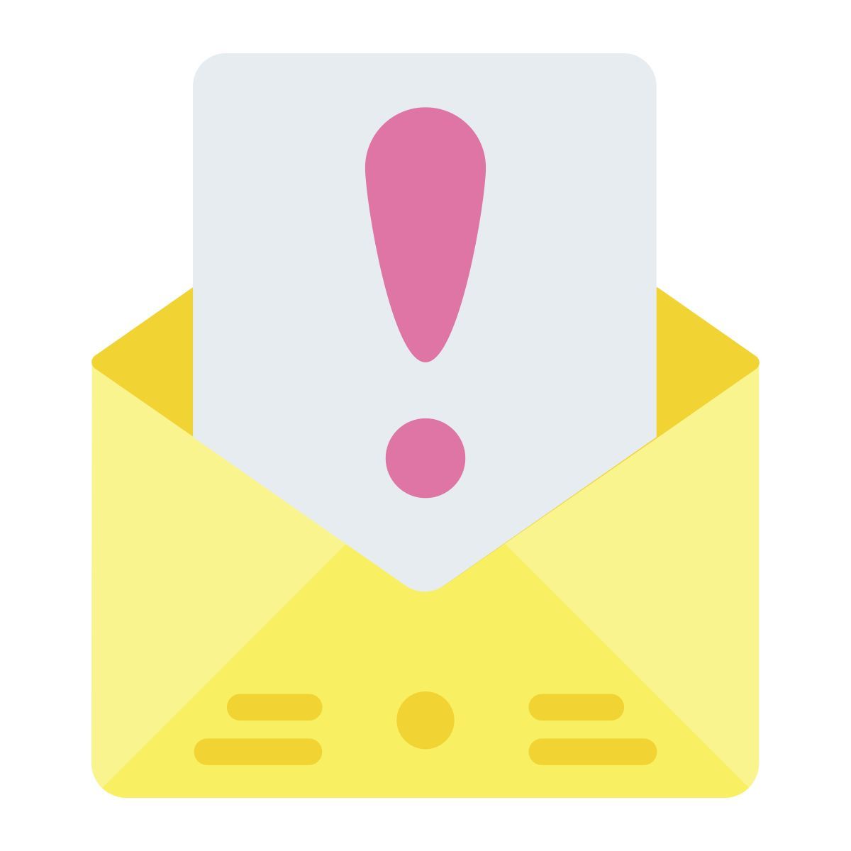 warning email icon