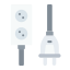 external electrical-connectors-flat-lima-studio icon