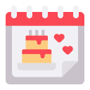 external birthday-calendar-flat-lima-studio icon