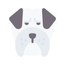 external bulldog-dogs-flat-lima-studio icon