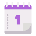 external calendar-happy-new-year-flat-lima-studio icon
