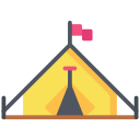 external camp-camping-flat-lima-studio icon