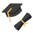 external degree-university-flat-lima-studio icon