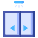 external door-smart-home-flat-lima-studio icon