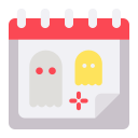 external halloween-calendar-flat-lima-studio icon