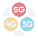 external network-5g-signal-flat-lima-studio-4 icon