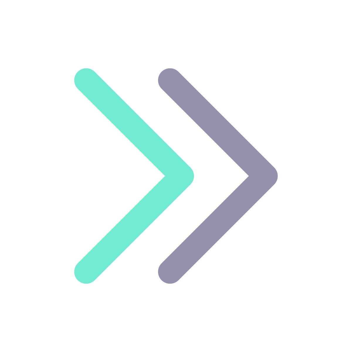 right double arrow icon