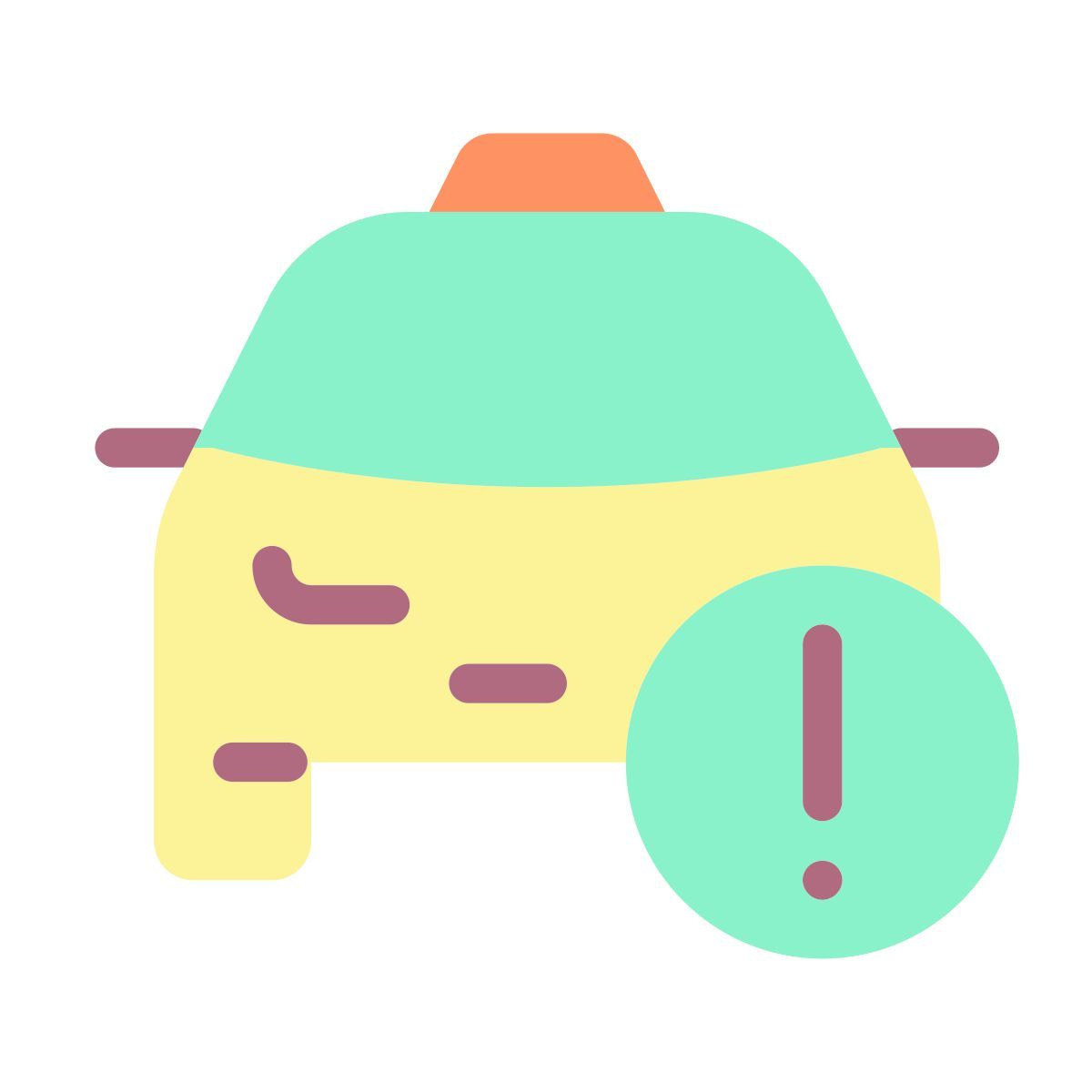 택시 서비스 알림 icon