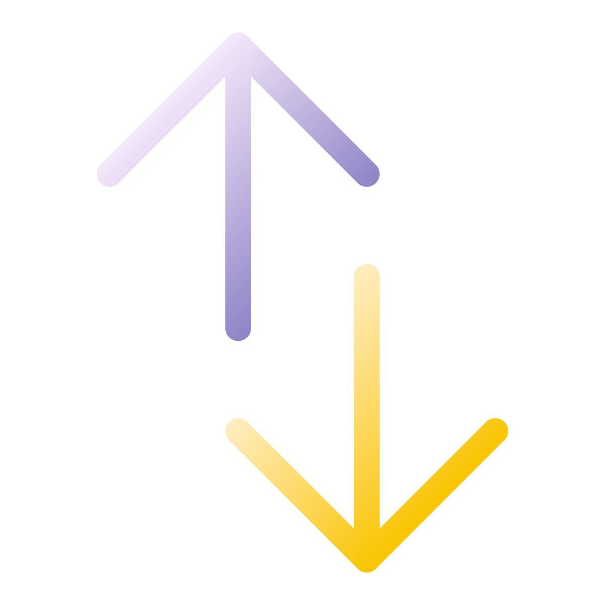 up and down direction icon