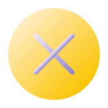 external Cross-in-Circle-ui-flat-papa-vector-2 icon