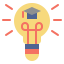 external bulb-education-flat-satawat-anukul icon