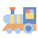 external train-travel-flat-satawat-anukul icon