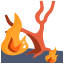 external burn-world-pollution-flat-vinzence-studio icon