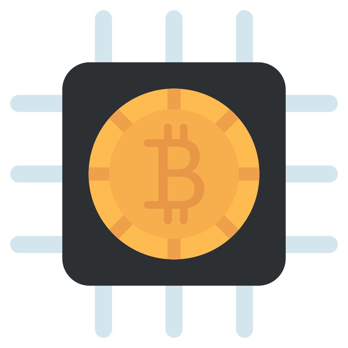 bitcoin processor icon