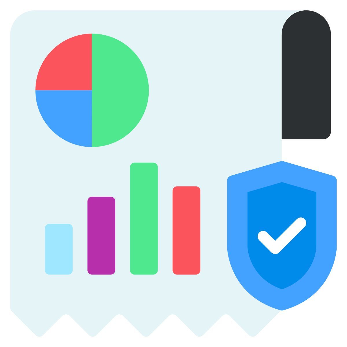 business report security icon