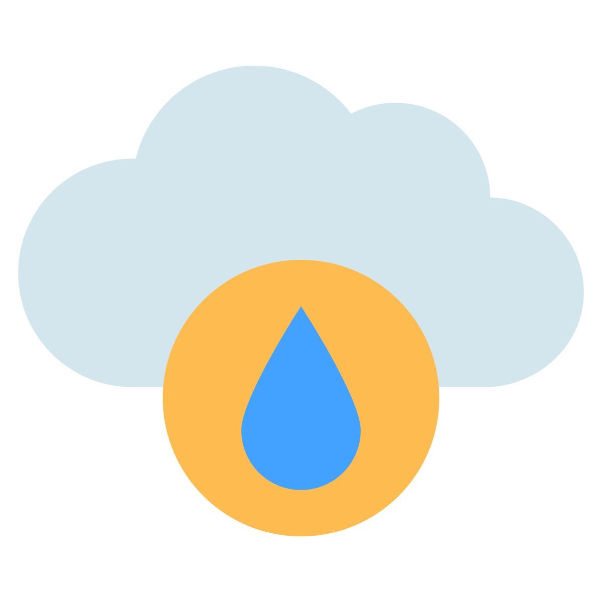 cloud drop icon