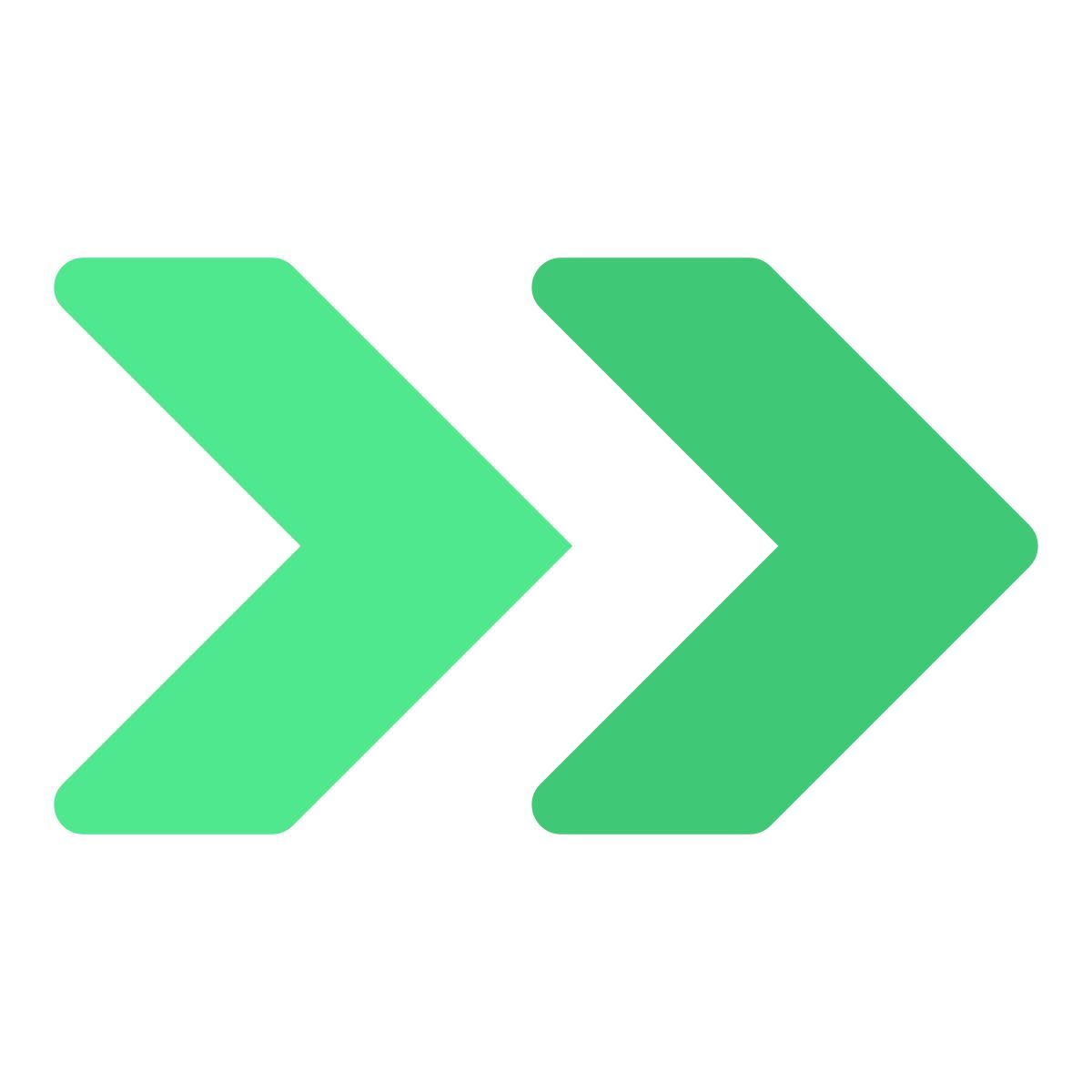 fast navigation arrows icon