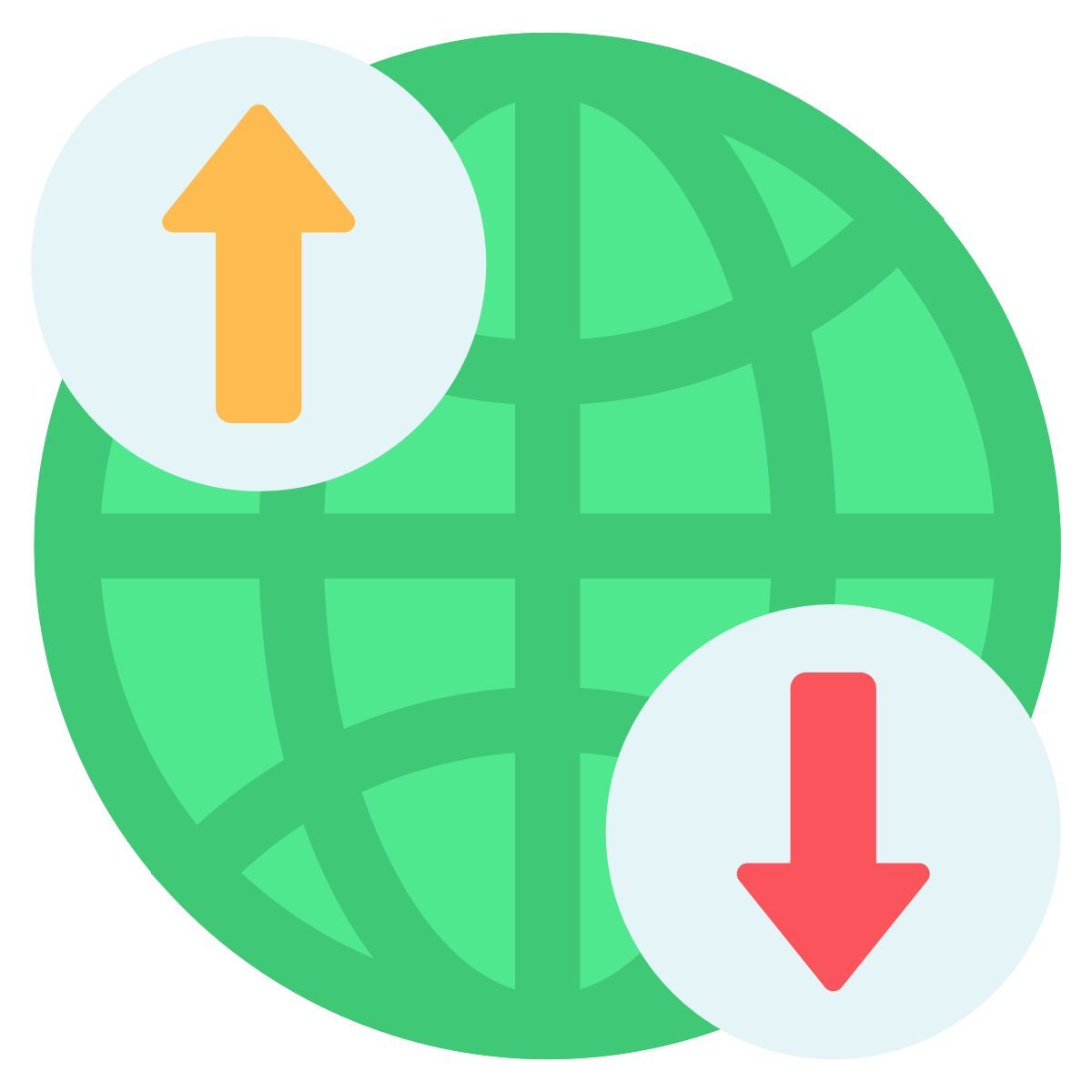 global data transfer icon