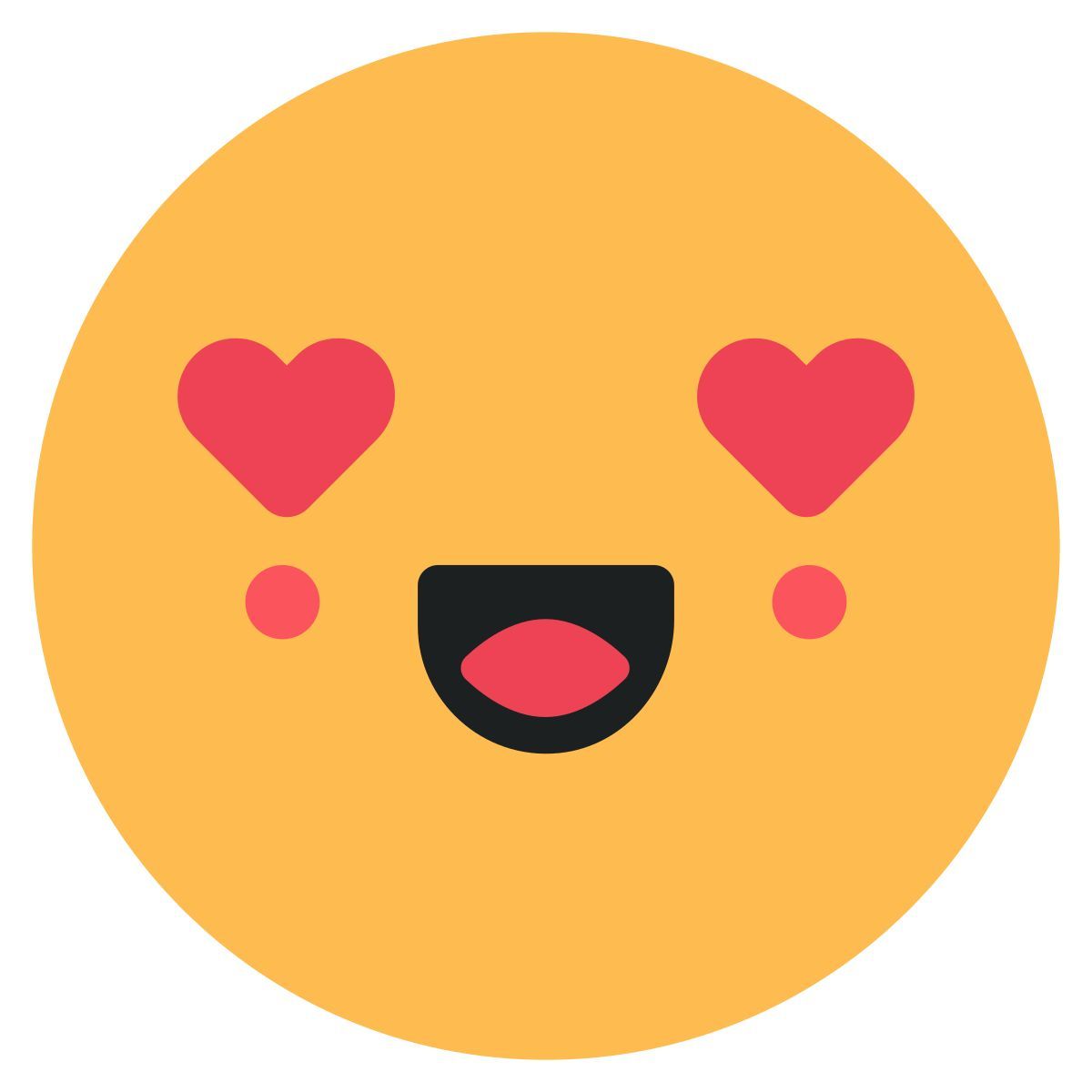 heart eyes emoji icon