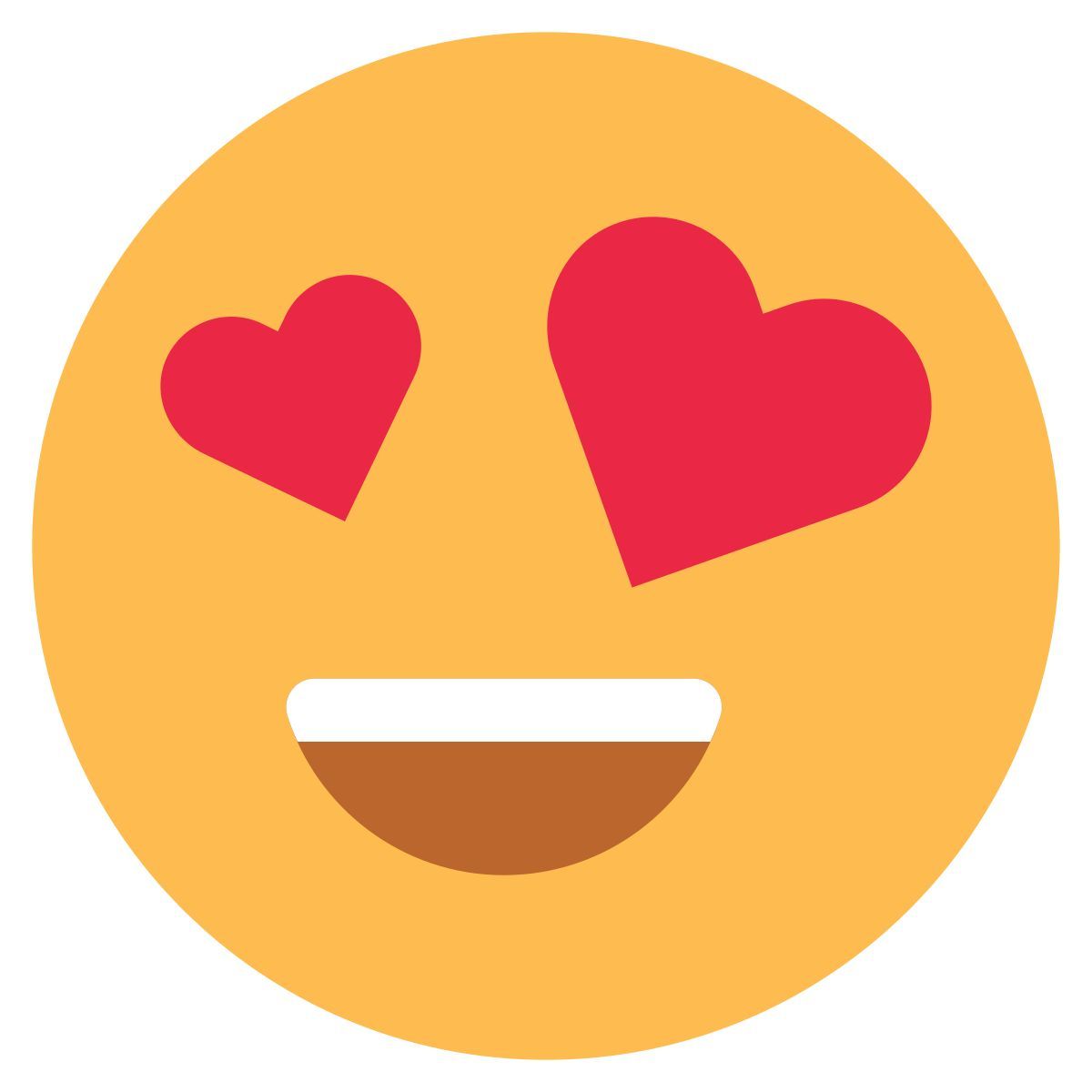 heart eyes emoji icon