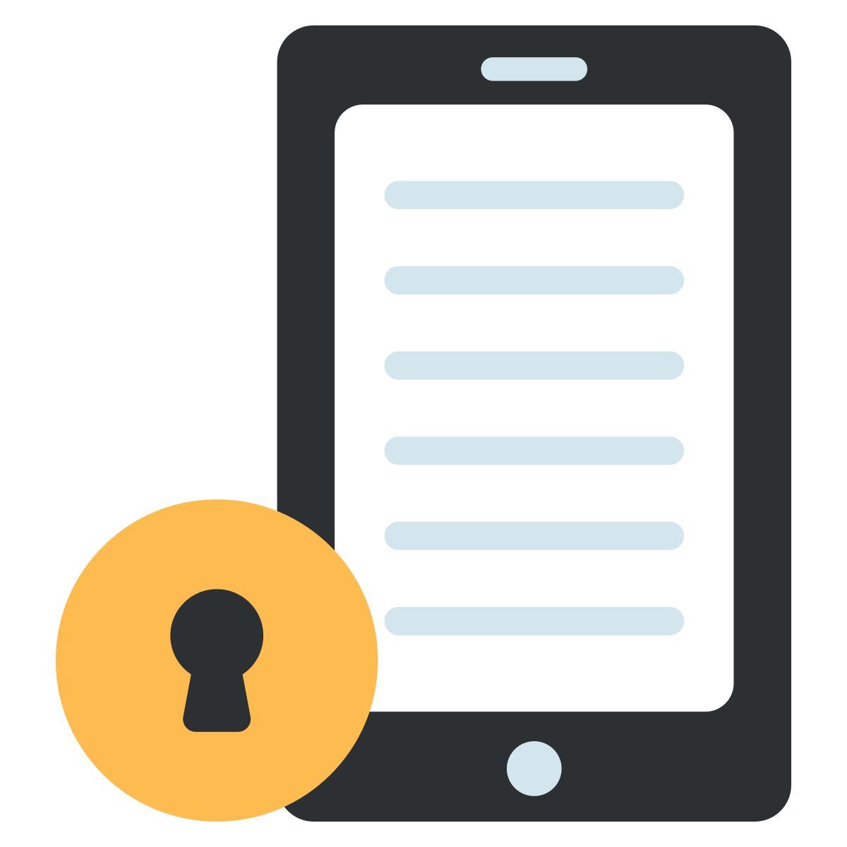 seguridad móvil icon