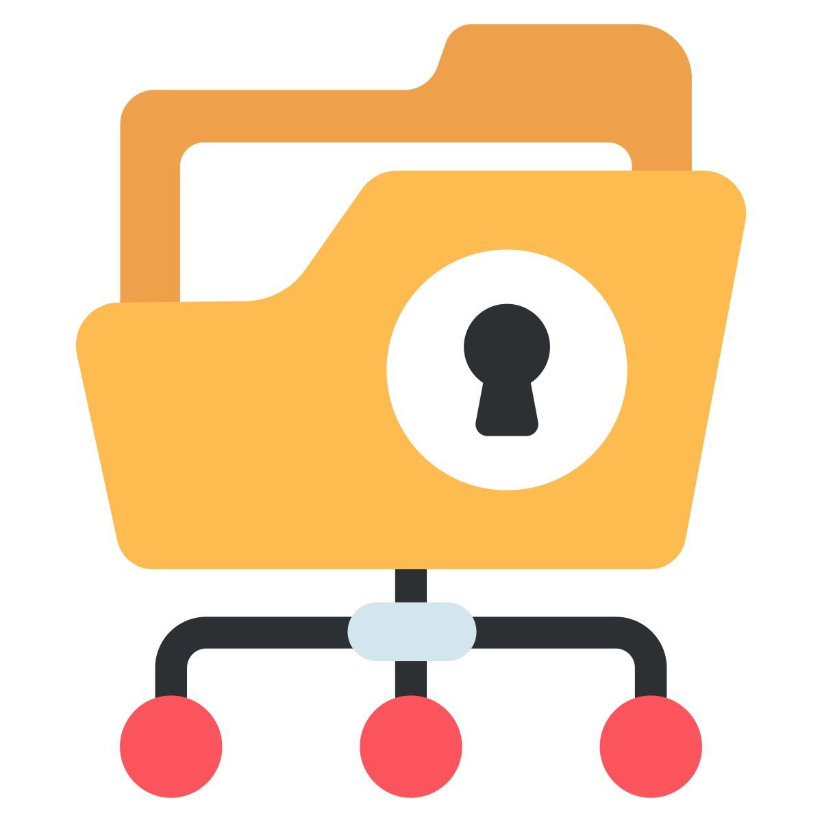 secure folder network icon